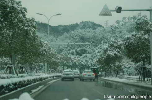 江南台州下雪拉