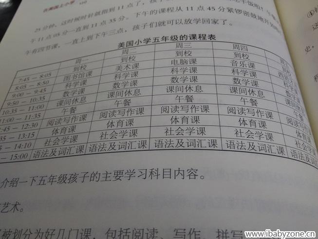 课程表