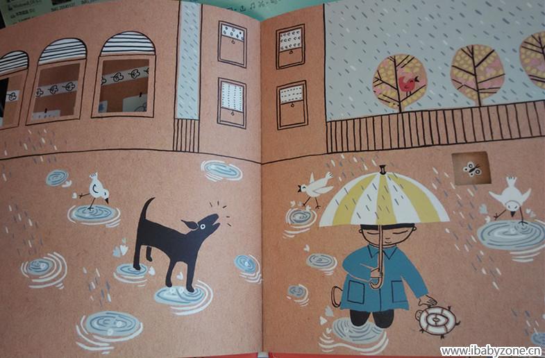 下雨玩耍的时光