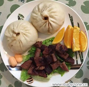 1包子橙子牛肉