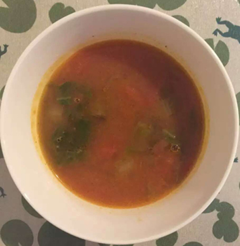 3西红柿青菜汤