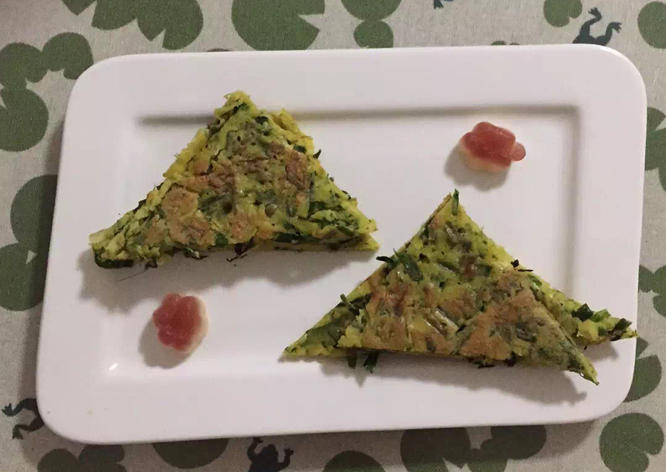 2韭菜鸡蛋饼