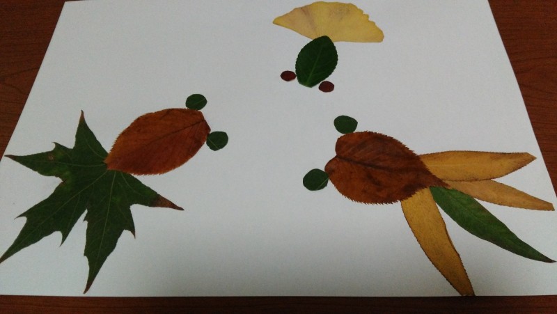 树叶画1