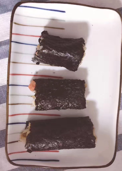 1紫菜饭团