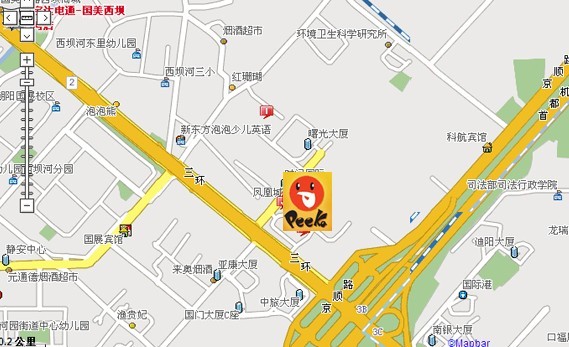三元桥馆详细位置logo