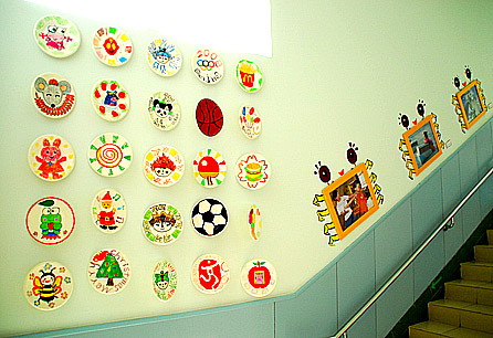 走廊墙壁作品展示