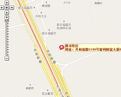 通河校区地图