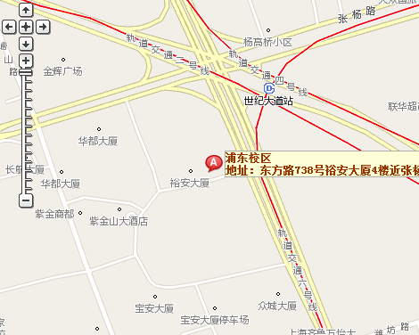 浦东校区地图