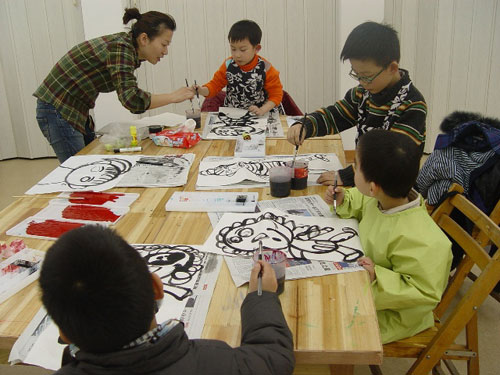 学生上课中